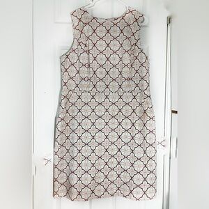 Boden Women’s Sleeveless Midi Sheath Dress Sz 16L
